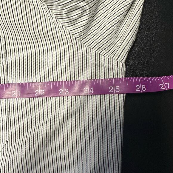 Weston Trading Celtic Ranchwear Irish Tradition Stripe Shirt Size XL Collarless - Picture 6 of 7